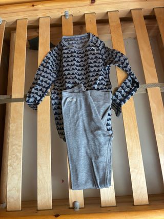 Ropa térmica Odlo esquí 8-10 años