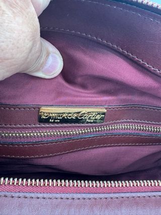 Bolso de viaje Cartier Rojo