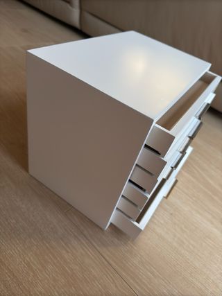 Organizzatore gioielli in legno bianco