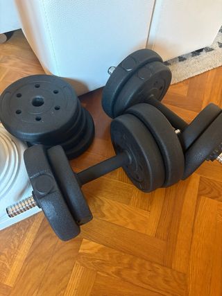 Mancuernas Ajustables Set Pesas Gimnasio