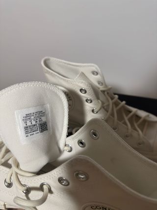 Converse Chuck Taylor Plataforma blanca