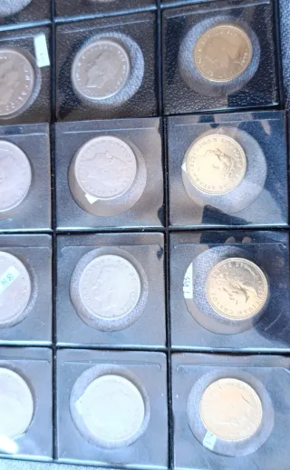 Pesetas Juan Carlos I años del 78-79-80-81