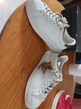 Sneakers Louis Vuitton Bianche e Marroni