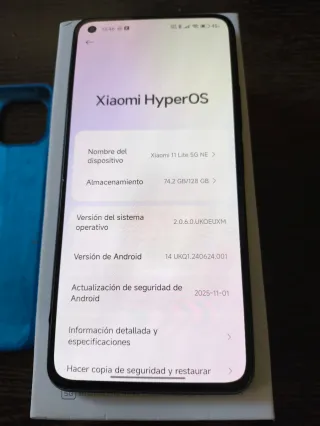 Xiaomi 11 Lite 5G NE 128GB  en perfecto estado