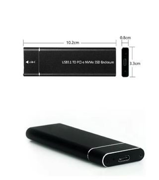 Carcasa SSD M.2 NVMe USB 3.1