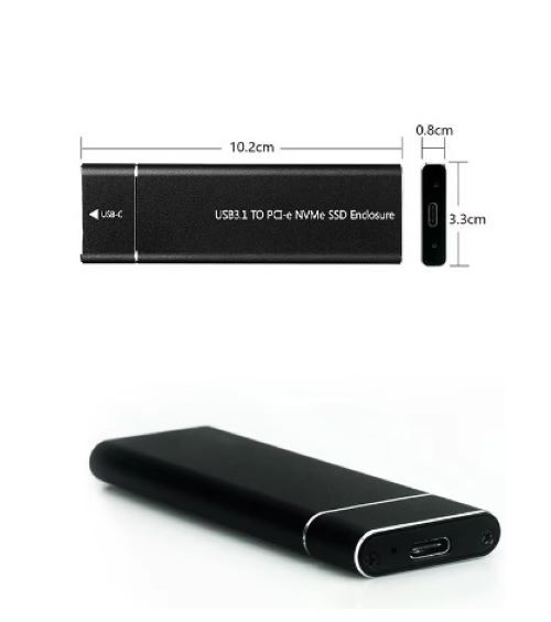 Carcasa SSD M.2 NVMe USB 3.1 afbeelding 6