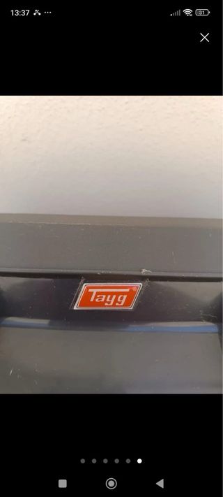 Caja de herramientas Tayg con bandeja