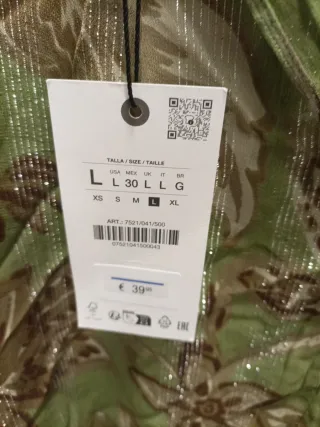 Blusa sin mangas Zara floral