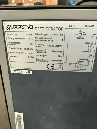 Frigorífico Guzzanti