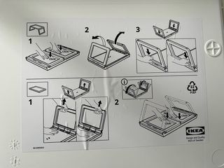 Bandeja/mesa portátil IKEA blanca