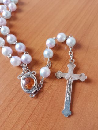 Rosario de Plata con Perlas - Jerusalén
