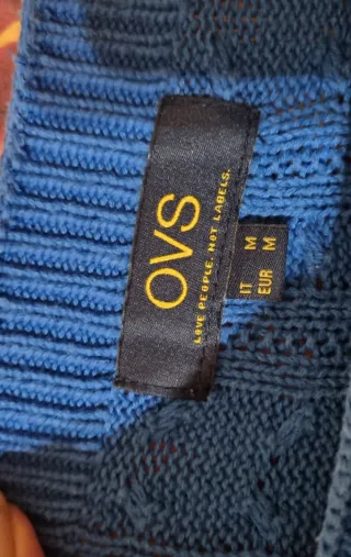 Maglioncino OVS azzurro cotone M