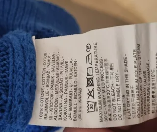 Maglioncino OVS azzurro cotone M