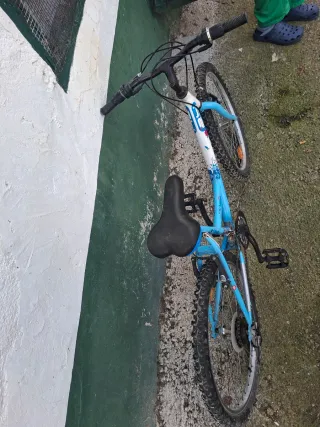 Bicicleta infantil azul