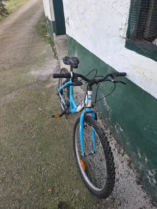 Bicicleta infantil azul