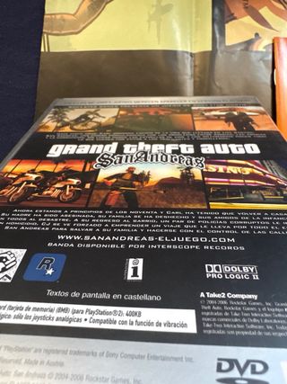 Grand Theft Auto: San Andreas PS2 Platinum