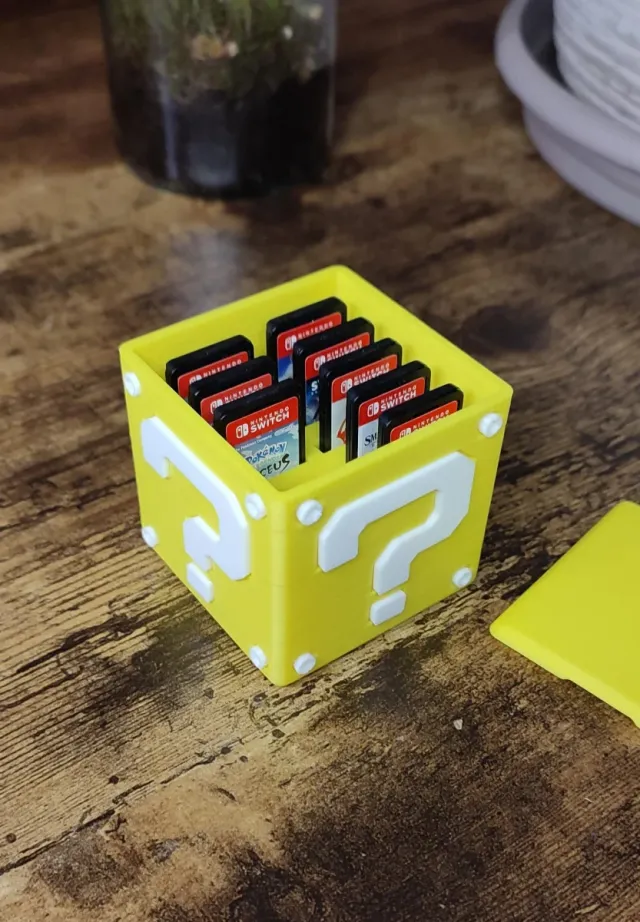 Caja para Juegos Switch Estilo Mario