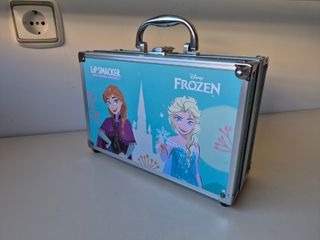 Maletín Frozen Lip Smacker Azul y Plateado