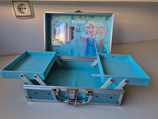 Maletín Frozen Lip Smacker Azul y Plateado