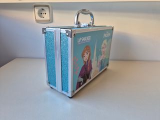 Maletín Frozen Lip Smacker Azul y Plateado