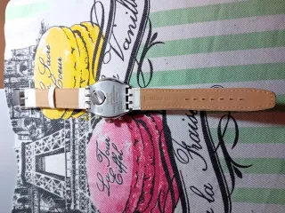 Orologio Swatch Cronografo Bianco Nero