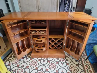 Mueble Bar Madera Clásico