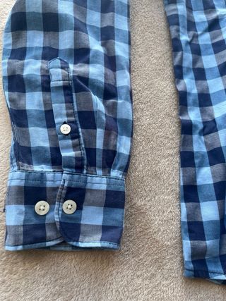 Camisa Tommy Hilfiger cuadros azul