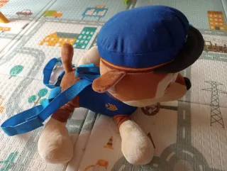 Peluche-mochila Chase Patrulla Canina