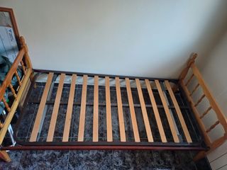 Cama y somier 1,80x0,90m