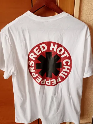 Camiseta algodón Red Hot Chili Peppers talla L