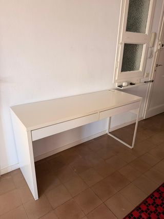Escritorio Blanco Ikea MICKE 142x50 cm