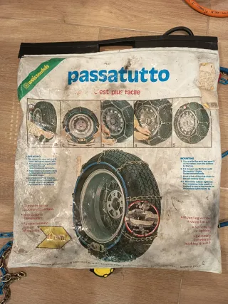 Cadenas para nieve coche