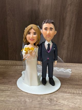 Figuras Novios Porcelana Fría Personalizadas