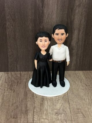 Figuras Novios Porcelana Fría Personalizadas