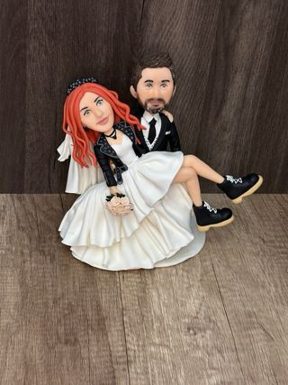 Figuras Novios Porcelana Fría Personalizadas