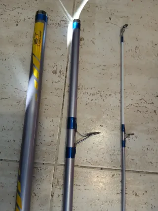 Caña de pescar Kali Kunnan carbono con carrete Lee