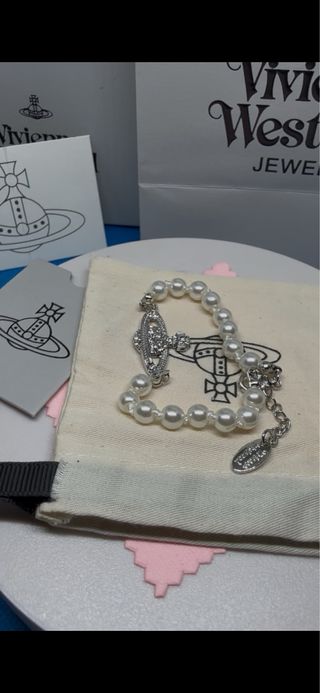 Pulsera Vivienne Westwood Perlas Plata