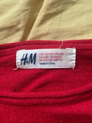 Jersey niña H&M con conejos lentejuelas