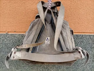 Dos Mochilas Alpinismo Vintage Beige/Gris