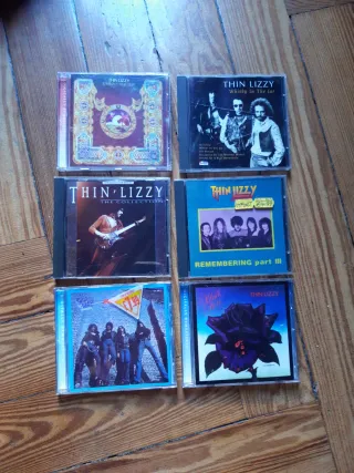 Lote 6 CDs Thin Lizzy Rock Hard Rock