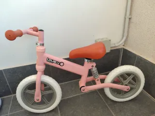 Bici sin pedales rosa