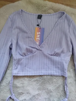 Camiseta crop SHEIN talla única