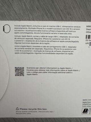 Apple Watch Series 10 42mm Negro GPS Precintado