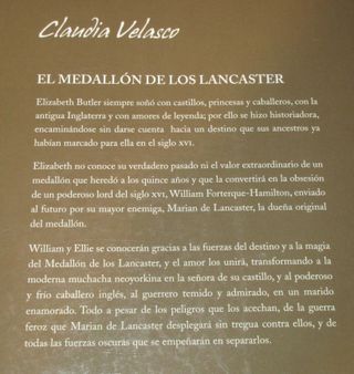 LIBRO EL MEDALLON DE LOS LANCASTER