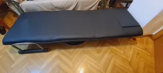 Sillón Cama Cuero Negro sintético