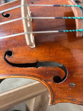 Violín antiguo alemán principios s. XIX