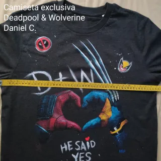 Camiseta Exclusiva Deadpool & Wolverine, nueva