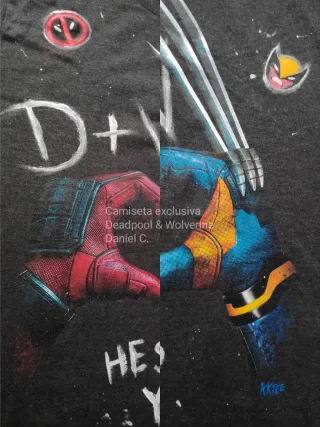 Camiseta Exclusiva Deadpool & Wolverine, nueva