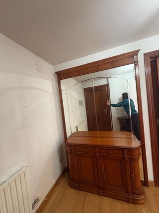 Mueble entrada madera