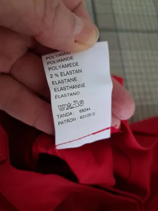 Pantalón Cortefiel Rojo Talla 44